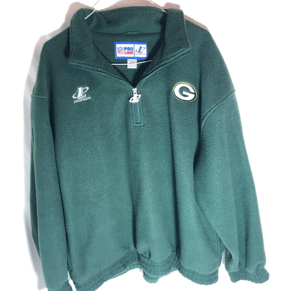 NFL Other - Pro Line NFL Green Bay Packers Fleece Half Zip